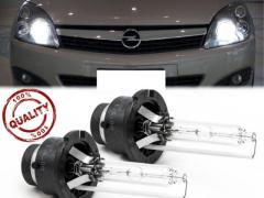 Coppia Lampadine di Ricambio Bi-Xenon D2S per OPEL ASTRA H Luci Bianco Ghiaccio 6000K 35W