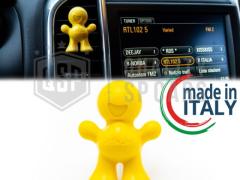 PROFUMATORE Auto Little JoeÂ® GIALLO Omino, Applicabile su Bocchette Aria Audi | VANIGLIA 45gg