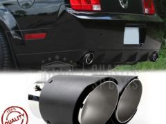 2x TERMINALI di Scarico per FORD Mustang 5 in ACCIAIO Inox Carbonio | Plug & Play