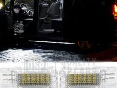 2 Luci di Cortesia LED Per MERCEDES VIANO W639 | Placchette LED Sottoporta CANbus Luce Bianca