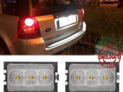 X2 Placchette Luci Targa LED per LAND ROVER Freelander 2 (06-14) | CANbus, Plug & Play | 6.500K