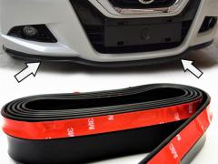 Spoiler Adesivo per Nissan Qashqai, X-Trail, Lama Sotto Paraurti Minigonne Nero Flessibile