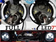 X2 FARI Anteriori 7'' FULL LED 6500K Bianco Ghiaccio Per MAZDA MX-5 1 (NA) Luci di Posizione DRL - A