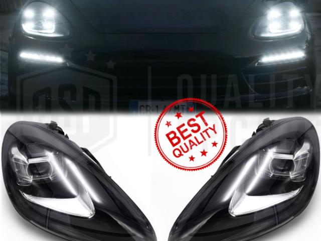 FARI LED Per Porsche Cayenne 2 (958) 2011-14 OMOLOGATI | TRASFORMAZIONE Luci in Nuovo Modello 2018 - 1/2