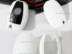 Cover Rigida Bianco, Guscio per Chiave Mercedes Classe A (W176) , Copertura Protezione Telecomando i