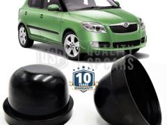 1 TAPPO MAGGIORATO FARI Anabbaglianti per SKODA FABIA II 5J (07-14) Coperchio ANTIPOLVERE Installazi