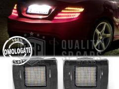 Luci Targa LED Per Mercedes SLK R172 | Placchette Led CANbus, Luce Bianca POTENTE 6500K