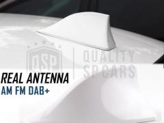 Antenna PINNA DI SQUALO Bianca PER FORD ECOSPORT, EDGE | Vera Ricezione RADIO AM-FM-DAB+