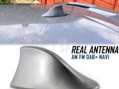 Antenna PINNA DI SQUALO Grigia PER PEUGEOT 206 207 | VERA Ricezione RADIO AM-FM-DAB+