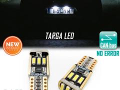 Luci Targa LED per Alfa Romeo 159 (05-11) | Lampadine T10 W5W, 6500K Bianco Ghiaccio, 100% CANBUS