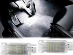 2 Luci LED Vano Piedi Per BMW Serie 1 F20, F21 (11-15) | Luci LED Interni Bianche GHIACCIO | CANbus