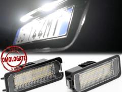 2 Luci Targa LED Per Bentley Continental Flying Spur CANbus Placchette Complete 18 LED 6500K