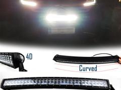 1 Barra Led 6000K Curva per Citroen C4 Cactus, Aircross 83 CM Regolabile