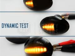 Frecce LED Laterali Auto Dinamiche Sequenziali Nere Per FIAT, Omologate, CANbus No Error