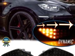 Frecce LED Dinamiche per BMW X6 E71 (08-14) | Nere Fumè, Omologate, CANbus No Errori