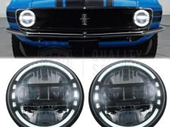 FARI a LED DRL Omologati Per FORD MUSTANG 2 | Trasformazione Luci King Kong Illuminazione Bianca Pot