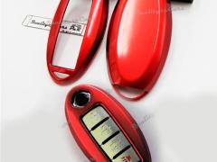 Cover Rigida Rosso, Guscio per Chiave Nissan, Copertura Protezione Telecomando in ABS Termico