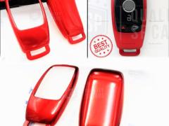 Cover Rigida Rosso, Guscio per Chiave Mercedes Classe S (W222) , Copertura Protezione Telecomando in