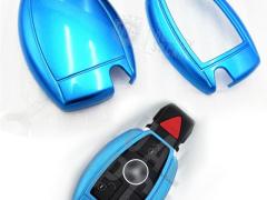 Cover Rigida Blu, Guscio per Chiave Mercedes Classe E (W212) , Copertura Protezione Telecomando in A