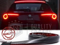 SPOILER LED Posteriore Per Alfa Romeo Giulietta | Striscia LED DINAMICA, Alettone Adesivo Fibra di C