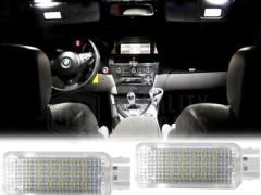 2 Luci LED Alette Parasole Per BMW Serie 6 E63 E64 | LED Interni Bianco GHIACCIO CANbus