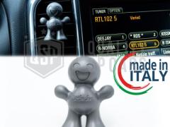 PROFUMATORE Auto Omino Little Joe® SILVER, Applicabile su Bocchette Aria Skoda | ZENZERO LIMONE 45g