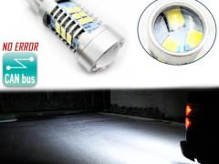 X1 Luce RETROMARCIA LED per Alfa Romeo Mito, Lampada P21W (BA15S) con LENTE 3D, 21 LED 6500K Bianco,