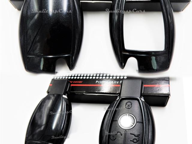 Cover Rigida Nero, Guscio per Chiave Mercedes SLK (R172), Copertura Protezione Telecomando in ABS Te - 1/1