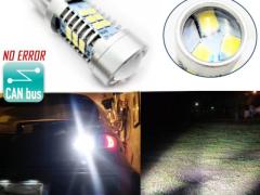 X1 Luce RETROMARCIA LED per Alfa Romeo 147 (00-05), Lampada P21W (BA15S) con LENTE 3D, 21 LED 6500K