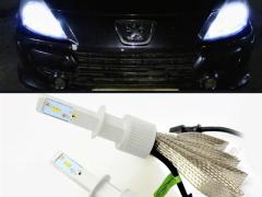 KIT FARI FULL LED CANBUS PER PEUGEOT 307 Restyling 2005> ANABBAGLIANTI H1 6500K 8000LM MAGLIE RAM