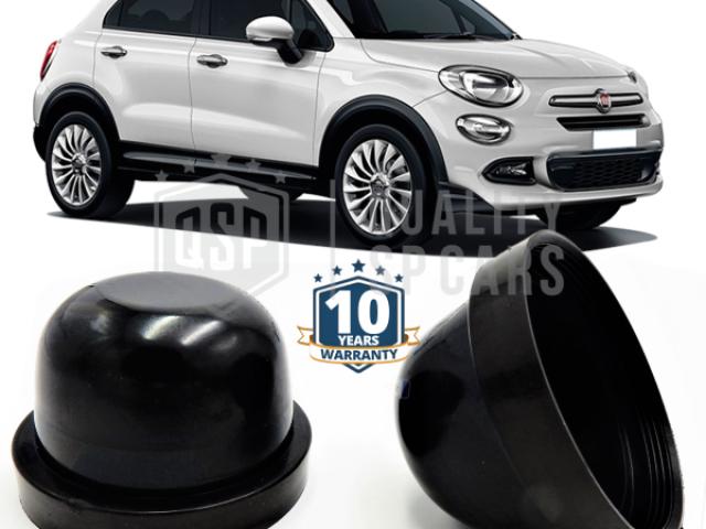 1 TAPPO MAGGIORATO FARI Anteriori per FIAT 500X (2014>) Coperchio ANTIPOLVERE Installazione KIT L - 1/2