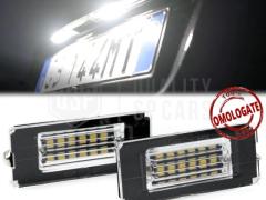 Placchette Luci Targa LED per MINI COOPER II, Luce Bianco GHIACCIO, Canbus, 6.500K, Plug & Play