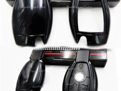Cover Rigida Nero, Guscio per Chiave Mercedes Classe SLC, Copertura Protezione Telecomando in ABS Te