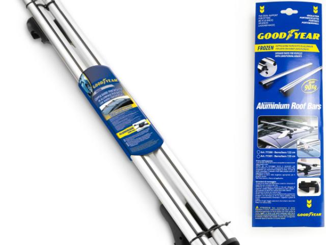Barre Portatutto in Alluminio per Citroen C5 2 Tourer Originali GOODYEAR Max 90KG con Doppia Serratu - 2/2
