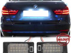 2 Luci Targa LED per BMW SERIE 3 GT F34 | Placchette LED 6500K Bianco Ghiaccio CANbus | Plug & P