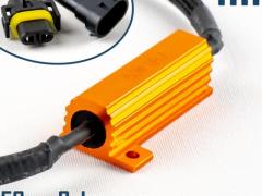 X1 Filtro RESISTENZA Corazzata Aggiuntiva CANBUS 50W-8 OHM per Lampade Kit Led H11 SPEGNI SPIA Avari