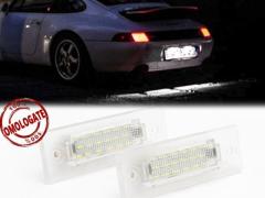 Placchette Luci Targa LED per PORSCHE 911 (993) 93-97 | CANbus, Plug & Play | 6.500K Ghiaccio