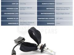 Kit LED H7 CANbus per Ford C-Max 2 Restyling Luci Anabbaglianti | Bianco Ghiaccio 6500K 8000LM
