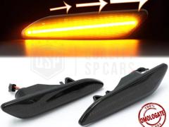 Frecce LED Dinamiche Laterali per Alfa Romeo, SEQUENZIALI Omologate, Nere, CANbus No Error