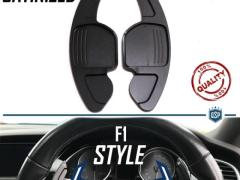 2 PALETTE Cambio al Volante per AUDI A1 (8X) 10-16 | Leve Paddle Alluminio Nero