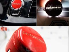 TASTO PULSANTE D'ACCENSIONE MOTORE "PERMORNANCE" ROSSO IN ABS PER TUTTE LE BMW VERSIONI F e G con Ta