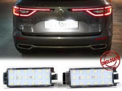 Placchette Luci Targa LED per Renault Koleos 2 Luce Bianca Potente 6500K | Canbus Plug & Play