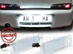 Luci Targa FULL LED per FIAT SEICENTO (98-10) Placchette Complete | CANbus NO Errori | 18 LED Luce P