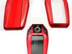 Cover Rigida Rosso Metallizzato, Guscio per Chiave Bmw X7 (G07) , Copertura Protezione Telecomando i
