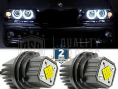 ANGEL EYES LED Per BMW SERIE 5 E39 dal 2001 al 2003 | Luci di Posizione Bianche 80W CANbus NO ERRORI