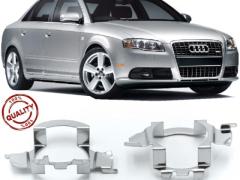 2x ADATTATORI Portalampada per montaggio KIT LED H7 per AUDI A4 B7 (2004-2007)