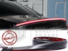 SPOILER LED Posteriore Per Alfa 166 | Striscia LED DINAMICA, Alettone Adesivo Fibra di Carbonio