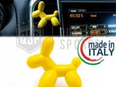 PROFUMATORE Auto Cagnolino Little Dog® GIALLO Applicabile su Bocchette Aria Saab | VANIGLIA 45gg
