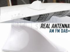 Antenna PINNA DI SQUALO Bianca PER Alfa Romeo Giulia-Stelvio | VERA Ricezione RADIO AM-FM-DAB+