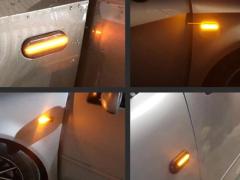 Frecce LED Sequenziali per VW GOLF 4 (97-06)  | Laterali Dinamiche Omologate, CANbus No Error, Lente